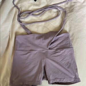 Lululemon wrap around biker shorts